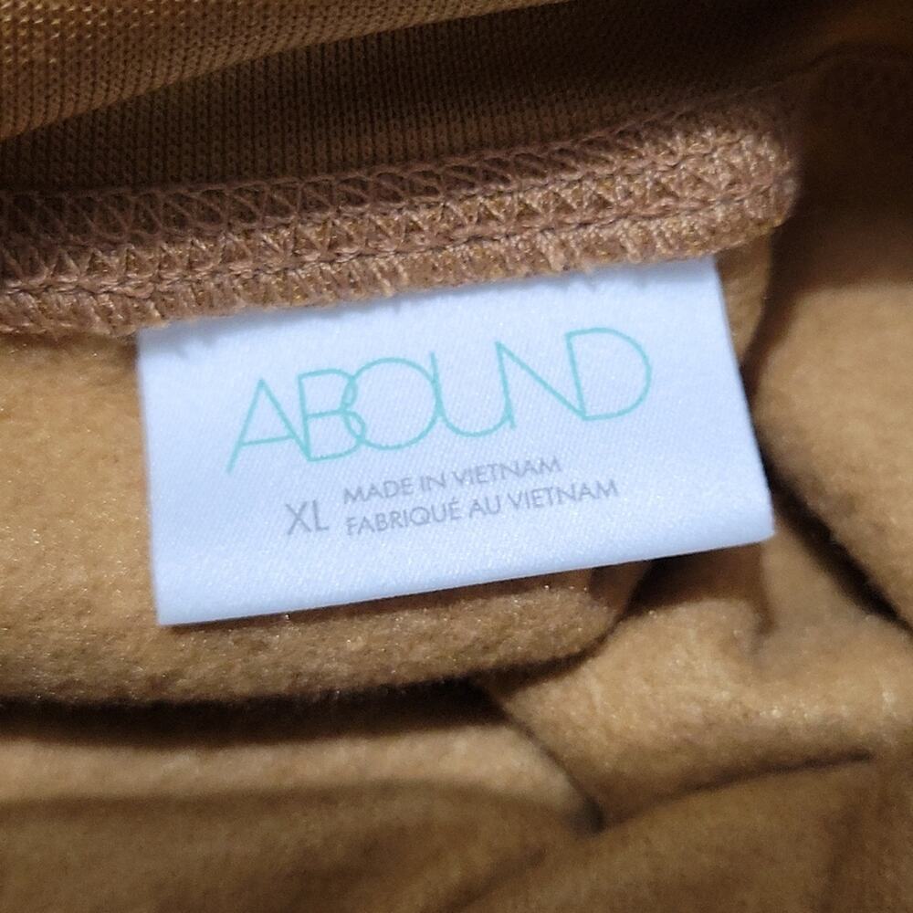 Abound Mock Neck Fleece Pullover Sweater in Tan Dale NEW Women's XL - Picture 4 of 7